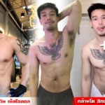เจฟ อัศวิน เน็ตไอดอลหนุ่มหล่อ กล้ามโต ซิกแพคแน่น รอยสักสุดเท่