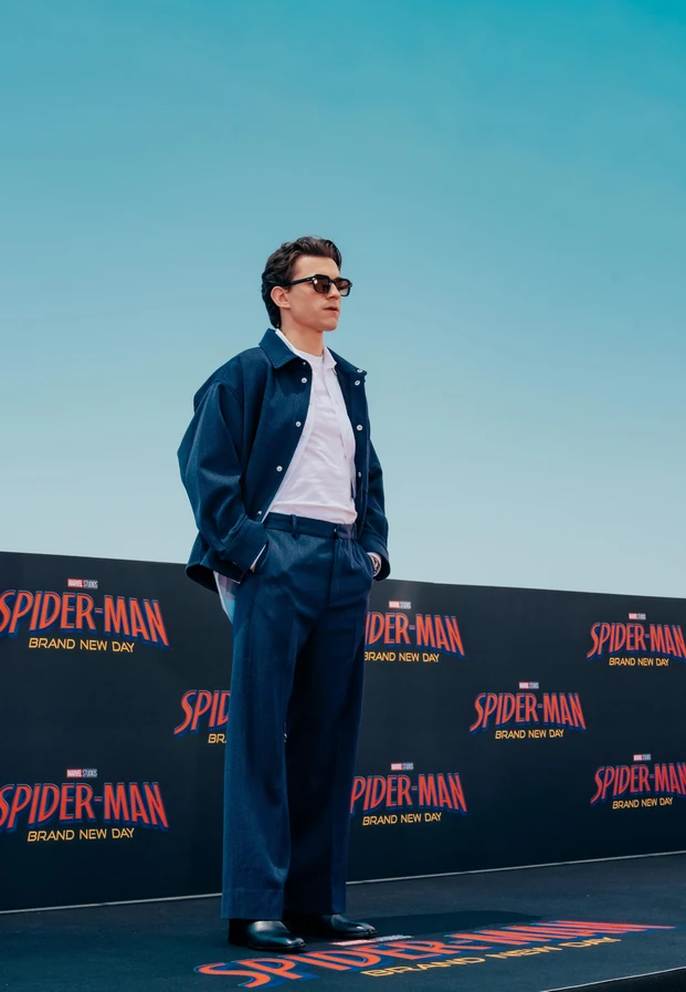 Tom Holland จากภาพโปรโมตภาพยนตร์ Spider-Man